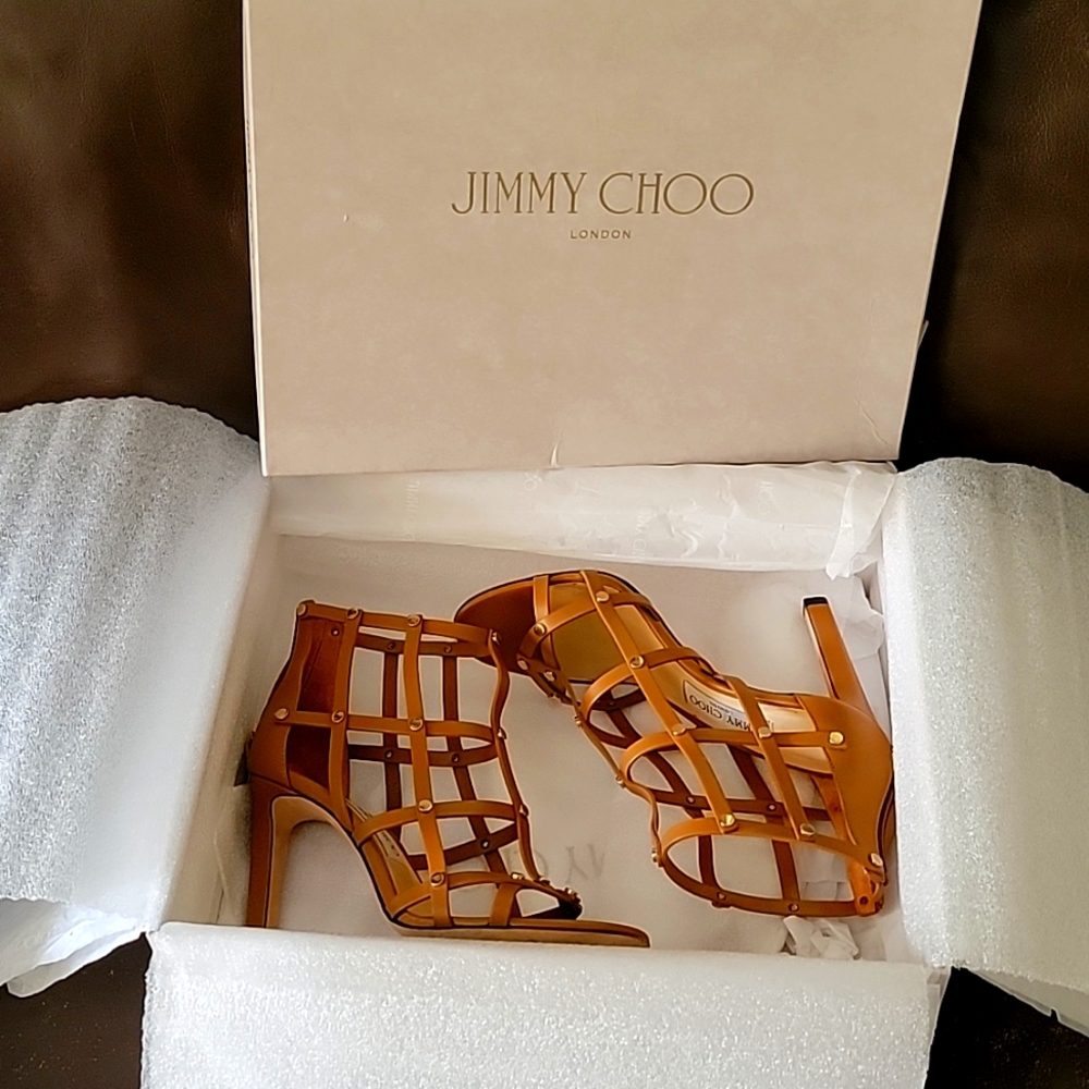 Jimmy Choo aviator heels